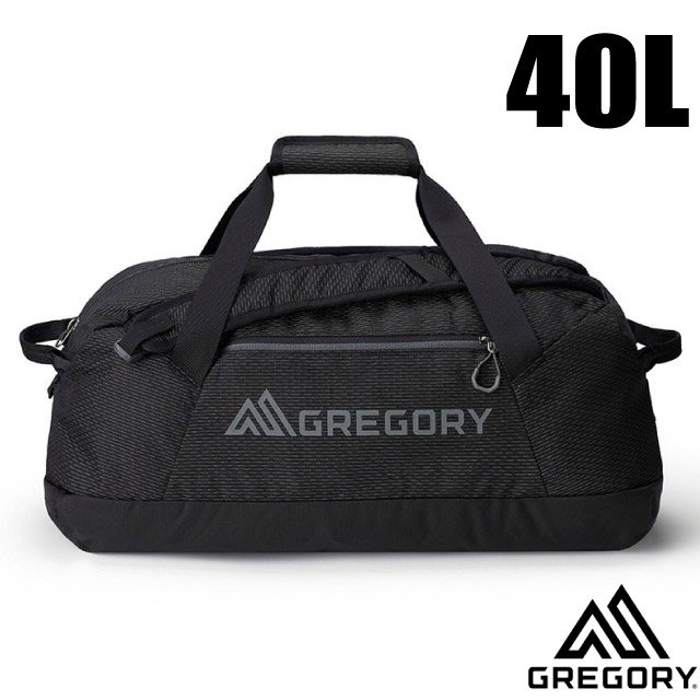 【GREGORY】 防潑水行李裝備袋背包40L(可揹可提/收納超小)抗撕裂布料行李袋/147902-0413 曜石黑 ✿30E010